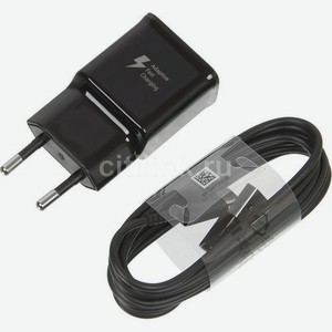 Сетевое зарядное устройство Samsung EP-TA20EBECGRU, USB, USB type-C, 2A, черный