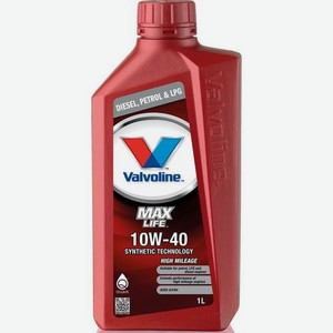 Моторное масло VALVOLINE Maxlife, 10W-40, 1л, синтетическое [872295]