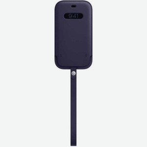Чехол (футляр) Apple Leather Sleeve with MagSafe, для Apple iPhone 12 Pro Max, темно-фиолетовый [mk0a3ze/a]