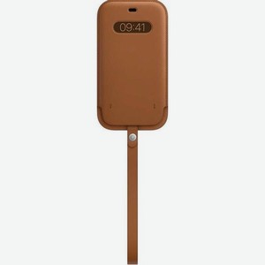 Чехол (футляр) Apple Leather Sleeve with MagSafe, для Apple iPhone 12 Pro Max, золотисто-коричневый [mhyg3ze/a]