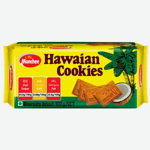 Печенье кокосовое Манчи гавайское Цейлон Бисквитс м/у, 100 г