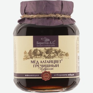 Мед гречишный Берестов Частные пасеки с/б, 500 г