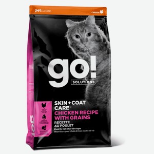 Корм GO! Solutions для котят и кошек, со свежей курицей, фруктами и овощами (3,63 кг)
