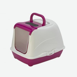 Moderna туалет-домик Flip с угольным фильтром, 50х39х37см, ярко-розовый (1,2 кг)
