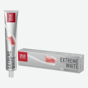 Зубная паста Splat Extreme White для эффективного отбеливания эмали, 75мл