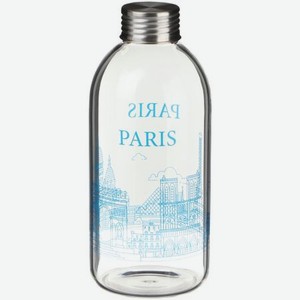 Бутылка стеклянная Everblooming Paris 900 мл