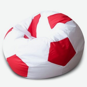 Кресло Dreambag мяч бело-красный оксфорд