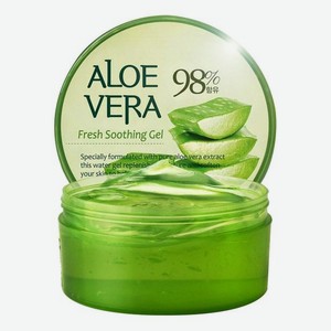 Смягчающий гель для лица и тела с экстрактом алоэ вера 98% Aloe Vera Fresh Soothing Gel: Гель 300мл