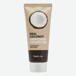 Пилинг-гель для лица с экстрактом кокоса Real Coconut Deep Clear Peeling Gel 100мл