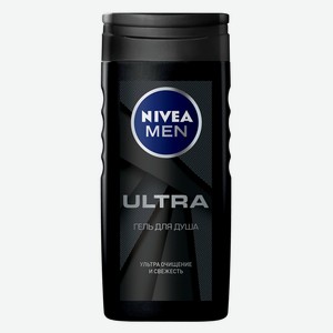 Гель для душа Nivea Men Ultra с натуральной глиной мужской, 250мл