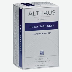 Чай чёрный ALTHAUS Royal Earl Grey с бергамотом, 20пакетиков