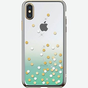 Накладка Devia Polka Crystal Series для iPhone XS MAX - Green