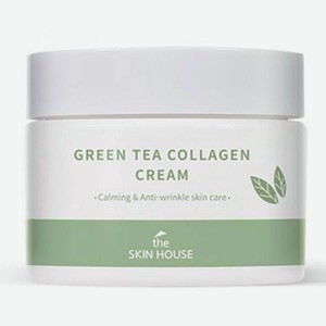 Успокаивающий крем на основе коллагена и зелёного чая The Skin House Green Tea Collagen Cream, 50мл