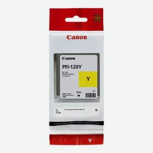Картридж струйный Canon PFI-120 Y 2888C001 желтый (130мл) для Canon imageprograf TM-200/205