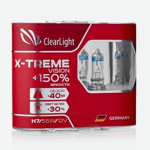 Лампа Clearlight HB3 12V-60W X-treme Vision +150% Light (компл., 2 шт.)