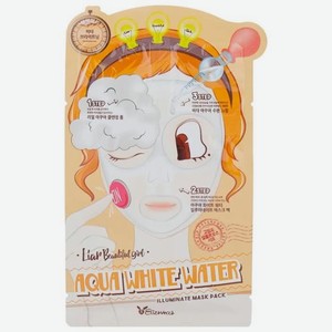 Маска увлажняющая и осветляющая Elizavecca Aqua White Water Illuminate Mask Pack