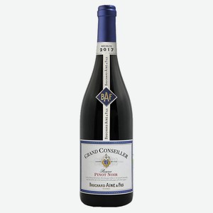 Вино Bouchard Aine & Fils Grand Conseiller Pinot Noir красное сухое Франция, 0,75 л