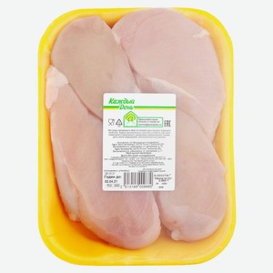 Филе цыпленка-бройлера «Каждый день», 1 упаковка ~ 0,8 кг