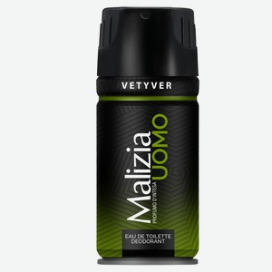 Дезодорант спрей Malizia Vetyver парфюмированный, 150 мл