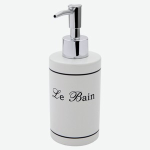 Диспенсер для мыла Le Bain доломит белый, 6,7х17,5 см