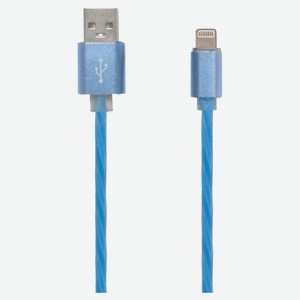 USB кабель Liberty Project для Apple 8 pin Косичка голубой
