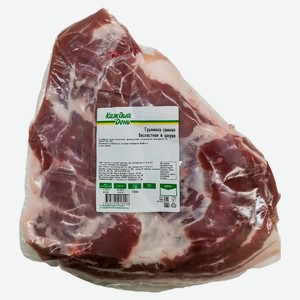 Грудинка свиная «Каждый день» бескостная в шкуре, 1 упаковка ~ 2 кг