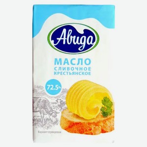 Масло сливочное «Авида» 72,5%, 180 г