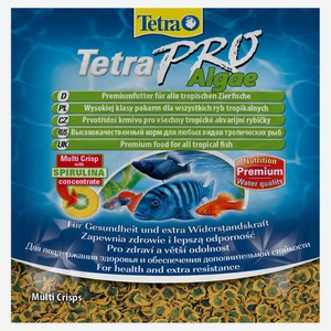 Корм для рыб Tetra Pro Algae растительные чипсы, 12 г