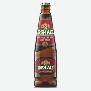 Пиво «Ирландский эль» темное фильтрованное, 440 мл