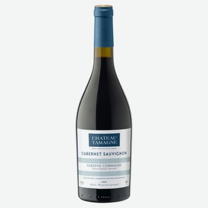 Вино Chateau Tamagne Cabernet Sauvignon красное полусладкое Россия, 0,75 л