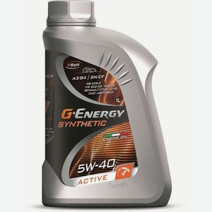 Моторное масло G-ENERGY Synthetic Active, 5W-40, 1л, синтетическое [253142409]