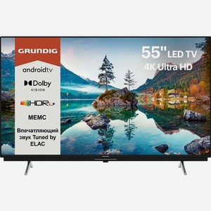 55  Телевизор GRUNDIG 55GGU7900B, 4K Ultra HD, черный, СМАРТ ТВ, Android