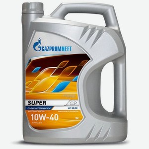Моторное масло GAZPROMNEFT Super, 10W-40, 5л, полусинтетическое [253142143]