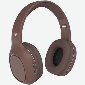 Наушники PERO BH04, Bluetooth, накладные, коричневый [pwh-bh04br]