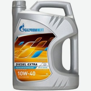 Моторное масло GAZPROMNEFT Diesel Extra, 10W-40, 5л, полусинтетическое [253142111]