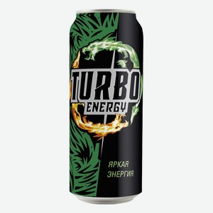Энергетический напиток Turbo Energy Яркая энергия газированный, 0.45 л