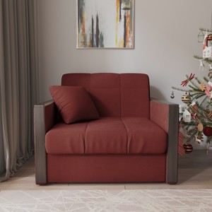 Lazurit Мягкое кресло-кровать Бристоль 0,8 Красный 1050 мм 1060 мм 920 мм