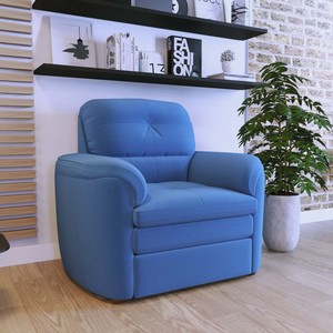 Lazurit Мягкое кресло-кровать Коннери Синий 1030 мм 1260 мм 1030 мм