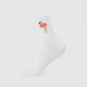 Носки женские, белый R&S Фламинго 36-39 размер