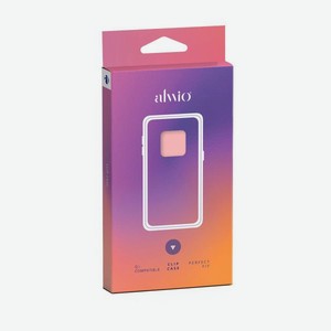 Чехол клип-кейс Alwio для Poco X3 NFC/ Poco X3 Pro, soft touch, светло-розовый