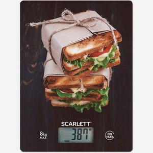 Весы кухонные электронные Scarlett SC-KS57P56 рисунок/сэндвичи
