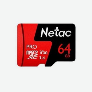 Карта памяти Netac microsd P500 Extreme Pro 64Gb (NT02P500PRO-064G-S)