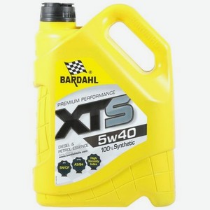 Моторное масло BARDAHL XTS, 5W-40, 5л, синтетическое [36893]
