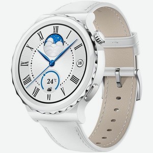 Смарт-часы Huawei Watch GT 3 Pro Frigga-B19V, 43мм, 1.32 , белый/серебристый / белый [55028857]