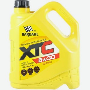 Моторное масло BARDAHL XTC, 5W-30, 4л, синтетическое [36312]