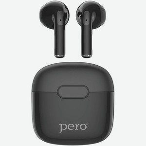 Наушники PERO TWS05, спортивные, Bluetooth, внутриканальные, черный [ptws05b]