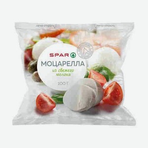 Сыр Моцарелла Spar 45% 100г