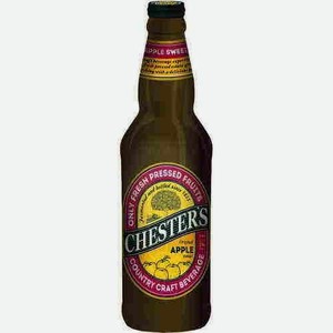 Пивной Напиток Chesters Яблочный Сладкий 5,0% 0,45л Стекло