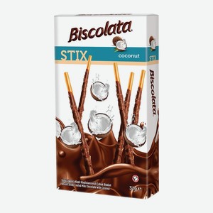 Палочки Bisсolata в молочном шоколаде с кокосовой стружкой 32гр