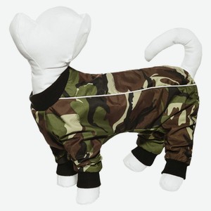 Yami-Yami одежда комбинезон для китайской хохлатой собаки, с рисунком  камуфляж  (L)